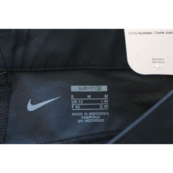 Nike Tour Repel DX6086-010 Women's Sz 8 Black Slim-Fit Golf Pants $120 - Picture 2 of 13